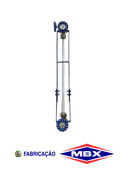 visor vidro indicador registro de nível aparas proteção lateral