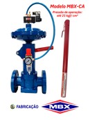 Válvula de descarga MBX com alavanca