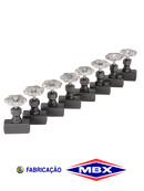 muitas várias valvulas agulhas 1/2 mbx